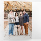 Beste Jaar ooit! Collage voor fotoscrapbook Drieluik Wenskaart (Binnenzijde eerst)