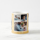 Beste jaar ooit, eenvoudige familiefoto collage or koffiemok (Center)