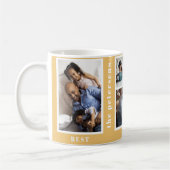 Beste jaar ooit, eenvoudige familiefoto collage or koffiemok (Links)