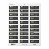 Beste Jaar Ooit Handgeschreven Script Modern Adres Etiket (Full Sheet)