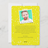 Beste jaar ooit handschrift script moderne foto feestdagenkaart (Achterkant)