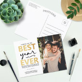 Beste jaar ooit | Happy New Year-foto Feestdagenkaart