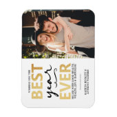 Beste jaar ooit | Happy New Year-foto Magneet (Verticaal)