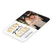 Beste jaar ooit | Happy New Year-foto Magneet (Linkerzijde)