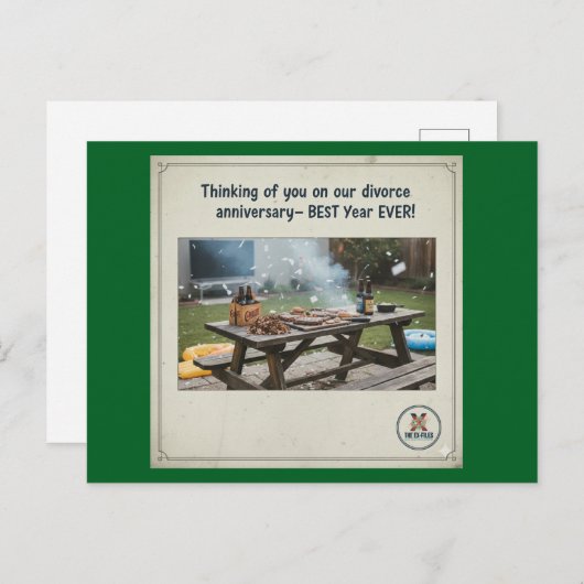 Beste jaar ooit (m) feestdagenkaart (Voorkant / Achterkant)