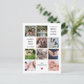 Beste Jaar ooit Moderne Familie Fotocollage Feestdagenkaart (Staand voorkant)