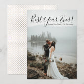 Beste jaar ooit Nieuwjaarsfotokaart Feestdagenkaart (Voorkant / Achterkant)