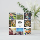 Beste jaar ooit | Square Photo Collage Holiday Kaa (Staand voorkant)