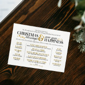 Beste jaar ooit vakantie en nieuwjaarskaart kaart