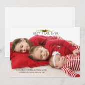 Beste jaar op feestdag feestdagenkaart (Voorkant / Achterkant)