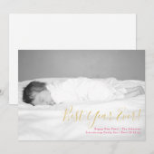 Beste jaar van nieuwjaarsdag Foto-kaart Feestdagenkaart (Voorkant / Achterkant)