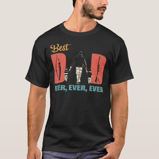 Beste jacht papa ooit hertenjager  vaders t-shirt (Voorkant)
