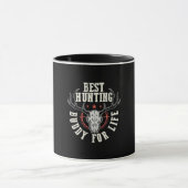 Beste jachtboeddy voor het leven mok (Midden)