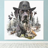 Beste jachthonden (SAP) Canvas Afdruk (Insitu (Houten vloer))