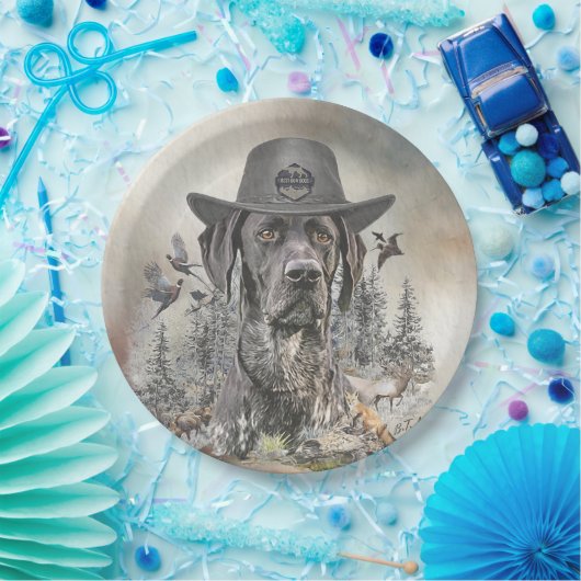 Beste jachthonden (SAP) Papieren Bordje (Feest)