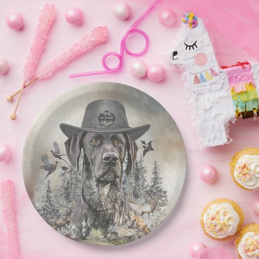 Beste jachthonden (SAP) Papieren Bordje (Feest)