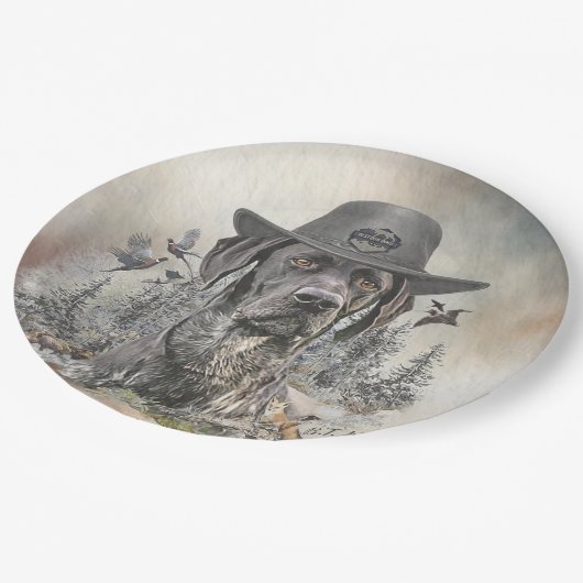 Beste jachthonden (SAP) Papieren Bordje (Gekanteld)