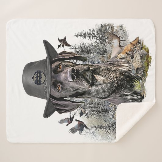 Beste jachthonden (SAP) Sherpa Deken (Voorkant (horizontaal))