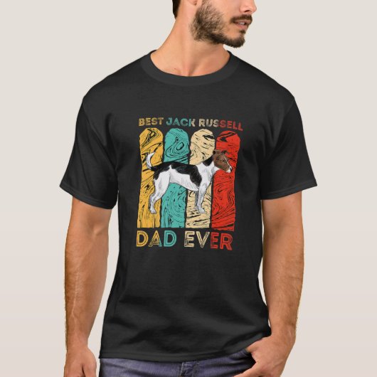 beste Jack Russel vader ooit vaderdag voor D T-shirt (Voorkant)
