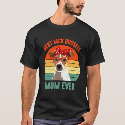Beste Jack Russell Terier Mam ooit. T-shirt (Voorkant)