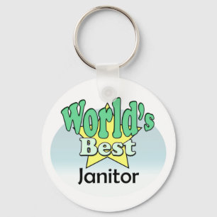 Beste Janitor ter wereld Sleutelhanger