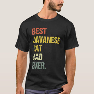 Beste Javanese Kat Vader van de Mens Kat T-shirt