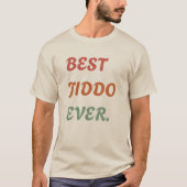 Beste Jiddo ooit Custom Gift voor grootvader T-shirt (Voorkant)