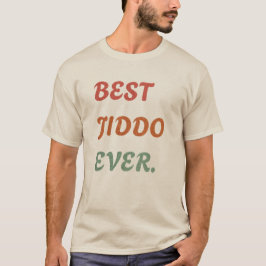 Beste Jiddo ooit Custom Gift voor grootvader T-shirt