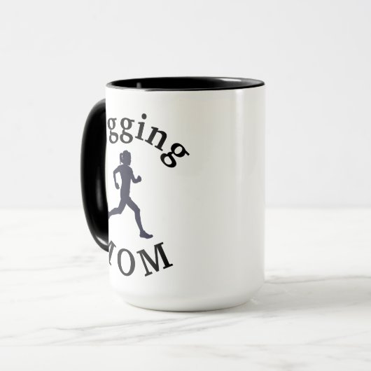 Beste "Jogging MOM" ooit! Moederdag Mok (Voorkant links)