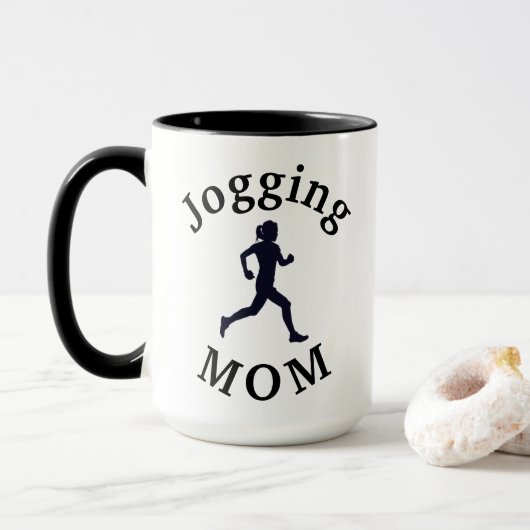 Beste "Jogging MOM" ooit! Moederdag Mok (Met donut)