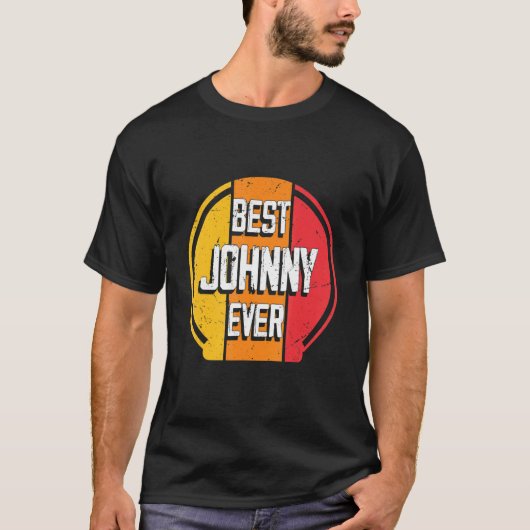 Beste Johnny Ever Funny Johnny Name T-shirt (Voorkant)