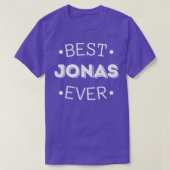 Beste Jonas Ever Funny Jonas voornaam T-shirt (Design voorkant)