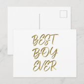 Beste jong ooit briefkaart (Voorkant / Achterkant)