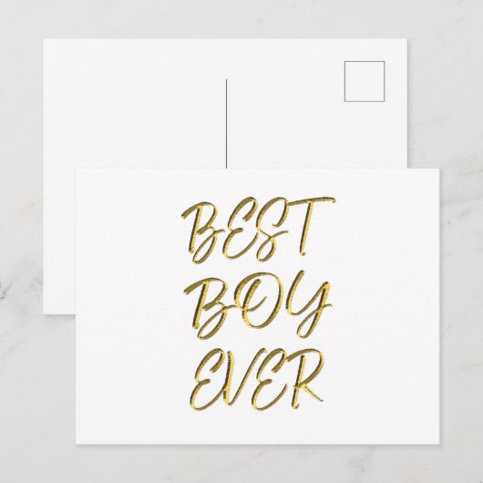 Beste jong ooit briefkaart (Voorkant / Achterkant)