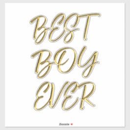 Beste jongen ooit sticker