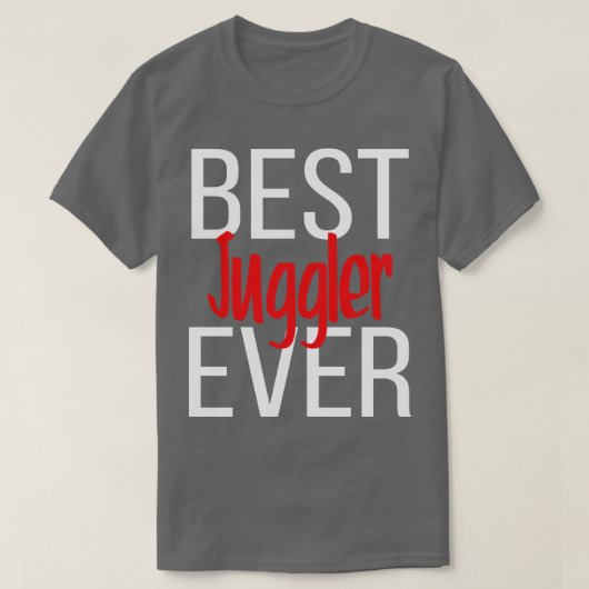 Beste jongleur ooit 2 t-shirt (Design voorkant)