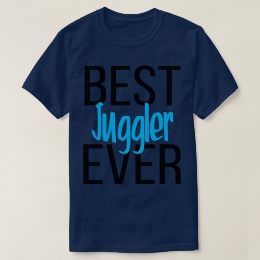 Beste jongleur ooit 7 t-shirt (Design voorkant)