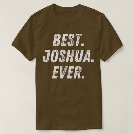 Beste Joshua Ever Retro voornaam cadeau T-shirt (Design voorkant)