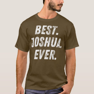 Beste Joshua Ever Retro voornaam cadeau T-shirt