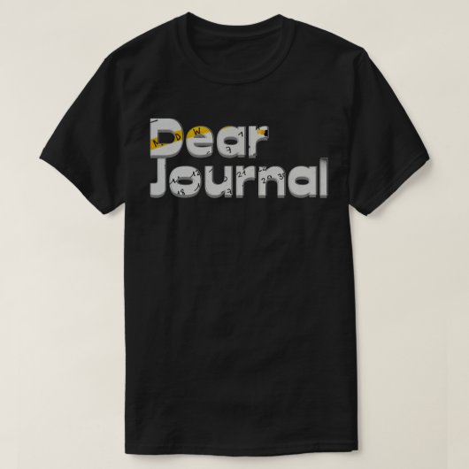 Beste Journal T-shirt (Design voorkant)