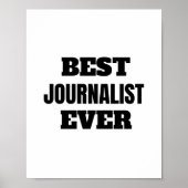 beste journalist ooit poster (Voorkant)