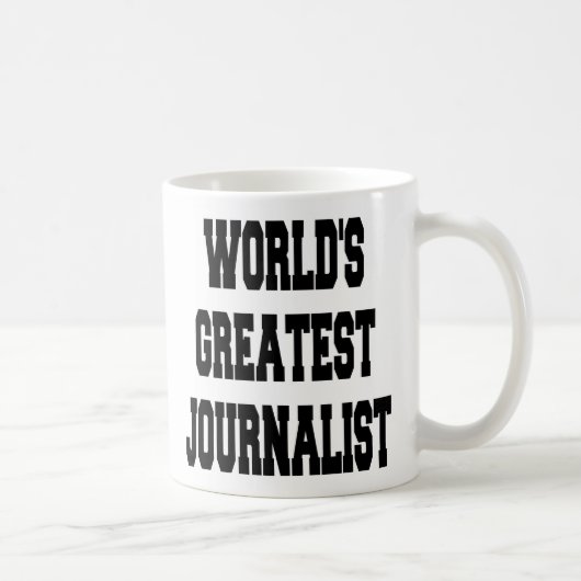 Beste Journalist ter Wereld Koffiemok (Rechts)