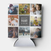 Beste "Jouw tekst here"-foto op maat Blikjeskoeler (Voorkant)