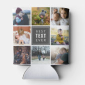 Beste "Jouw tekst here"-foto op maat Blikjeskoeler (Achterkant)