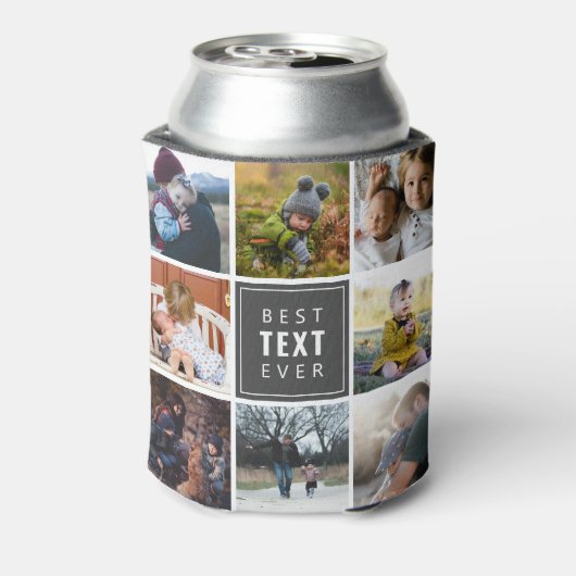 Beste "Jouw tekst here"-foto op maat Blikjeskoeler (Blikje Achterkant)
