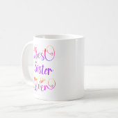 Beste "jouw tekst" ooit Typografie Script Koffiemok (Voorkant links)