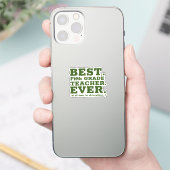 Beste juf/meester van de vijfde klas ooit sticker (Telefoon)