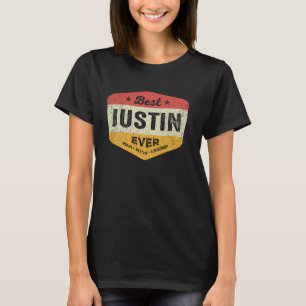 Beste Justin ooit grappige naam Justin T-shirt