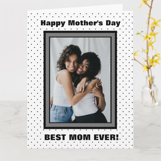 Beste Kaart van de Dag van de Moeder van de Foto v (Gele Bloem)