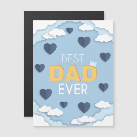 Beste Kaart van pa Ever Cute Vaderdag (Voorkant / Achterkant)